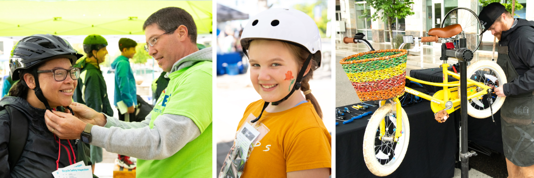 BikeFest participants collage banner
